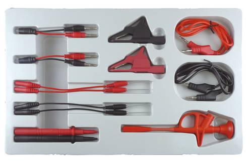 KS Tools 12/24V Diagnose Prüf- und Mess-Kabel-Satz, 13-tlg