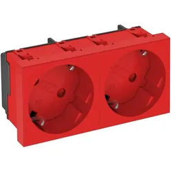 OBO Bettermann, Steckdose, Vertr Steckdose 33 Grad, 2-fach Schutzkontakt STD-D3S SRO2 (6120109)