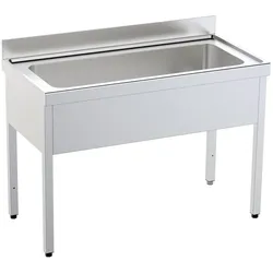 EURAST - Spüle mit rahmen 1 becken 1200x500x380 - 1400x700x850 mm - 24014170