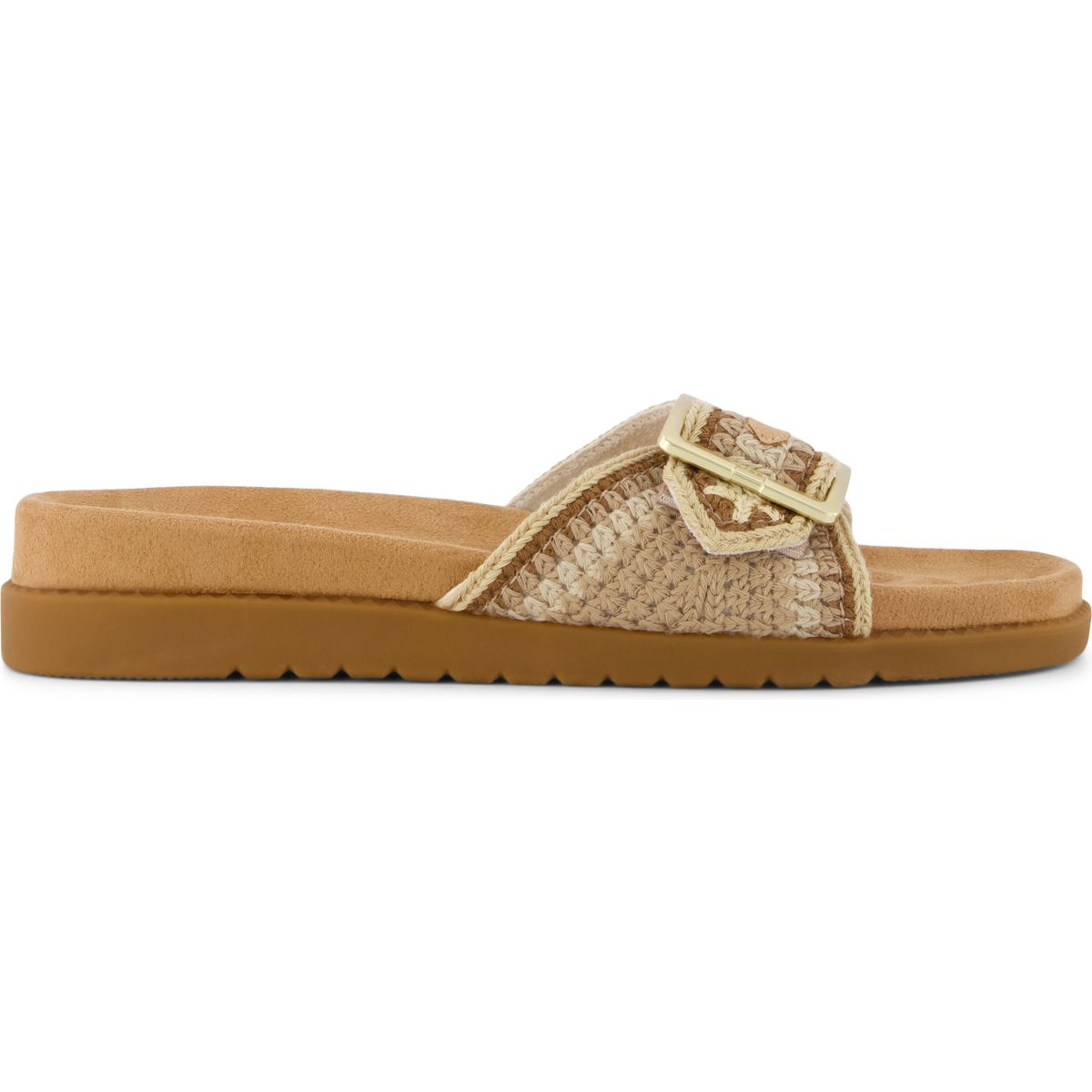 Toms Marin Slide almond multi engineered crochet 36.5 10023098-36.5
