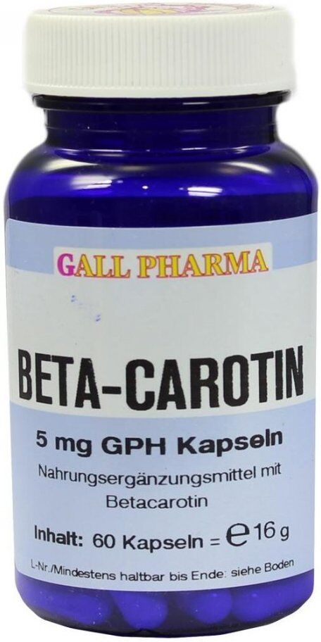 Beta Carotin 5 mg Kapseln 60stk