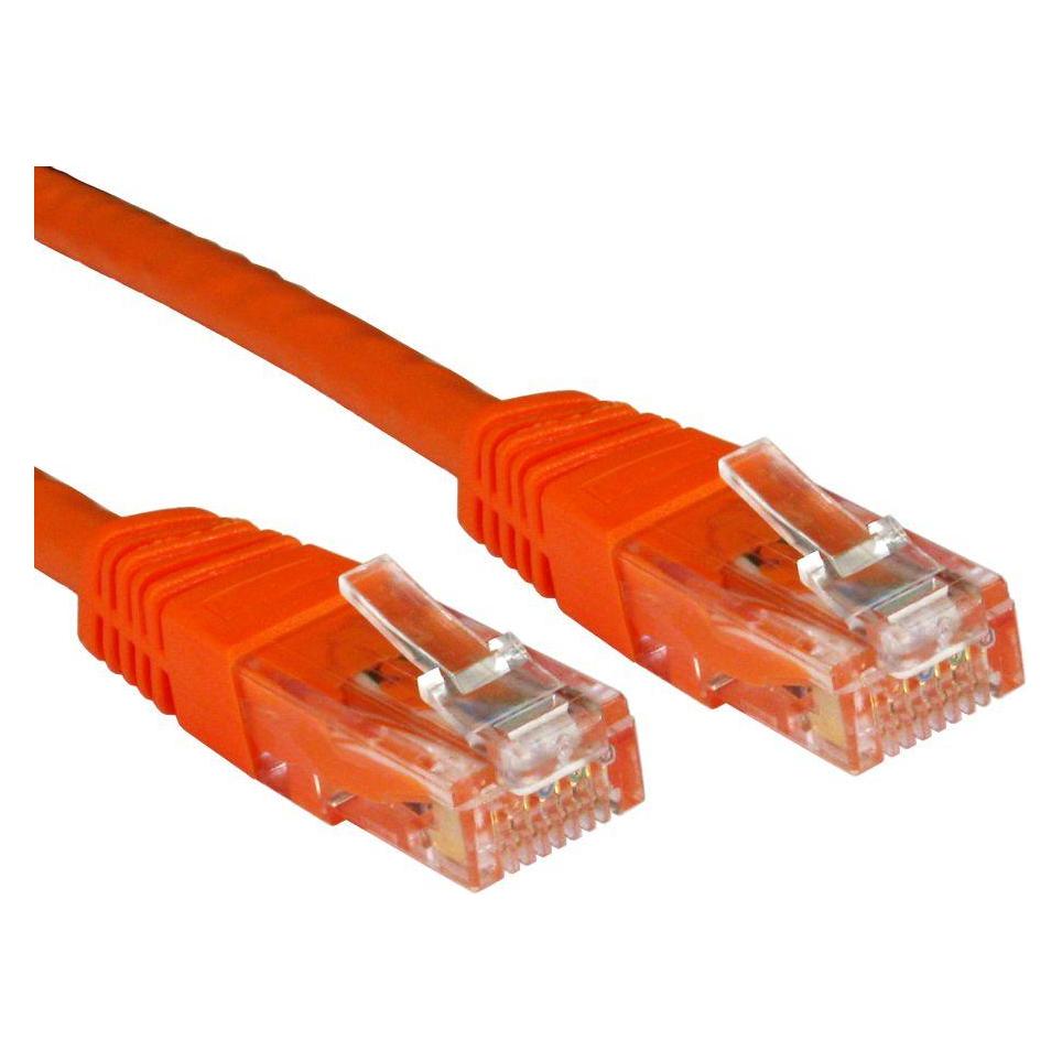 Cables Direct CDL 1m Cat6 Patch Cable - Orange (CAT6, 1 m) (ERT-601/O)