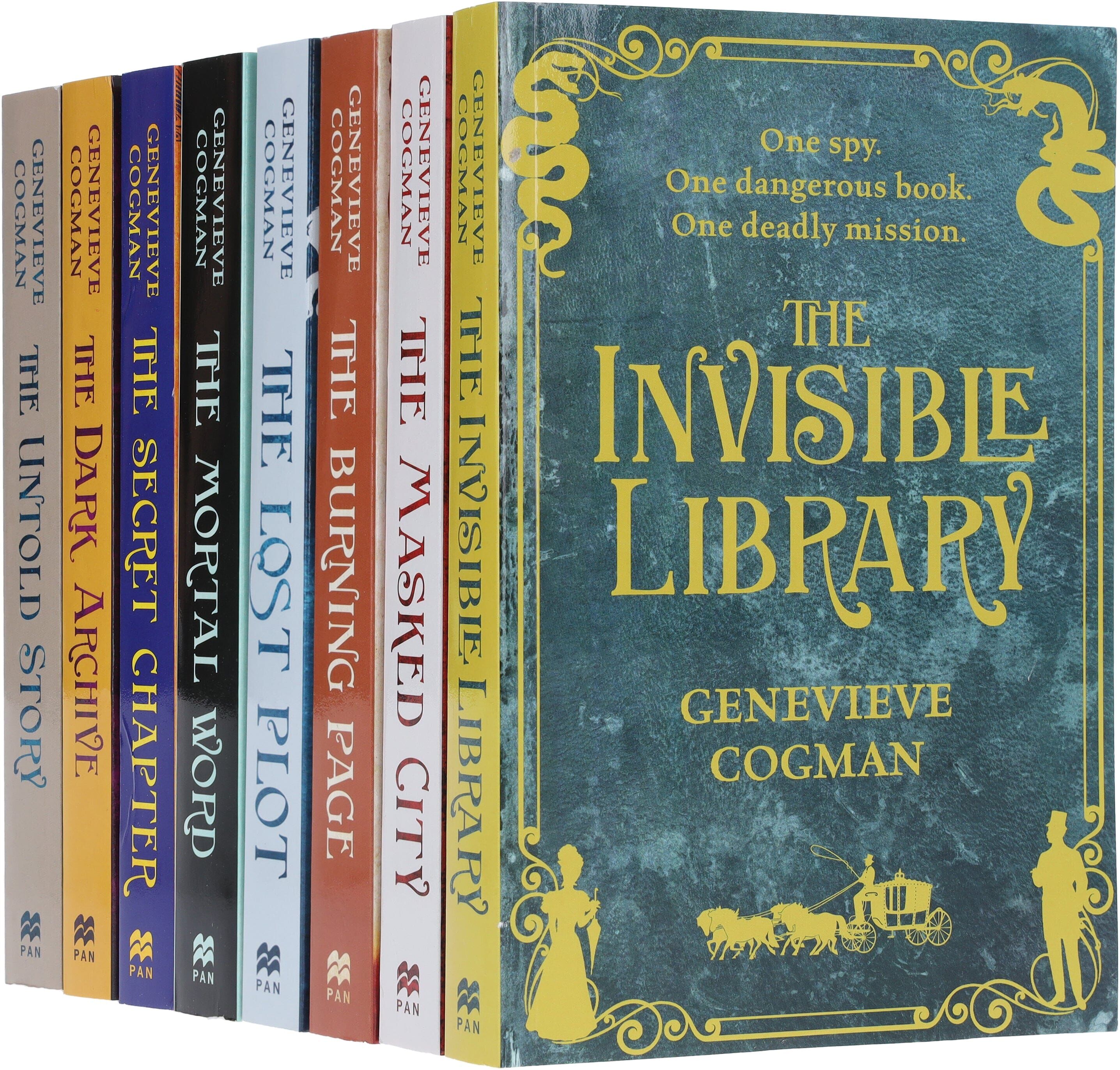 The Invisible Library Series By Genevieve Cogman Complete 8 Books Collection Set - Fiction - Paperback Pan Macmillan