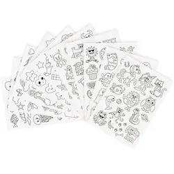 Sticker zum Ausmalen, 160 Motive