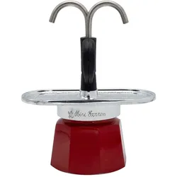 Bialetti Mini Express Espressokocher-Set rot