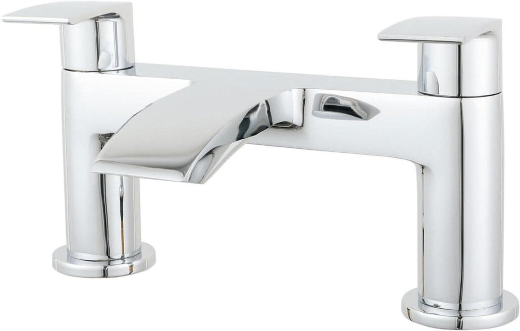 VeeBath Carter Deck Mounted Bath Filler Tap Antique Brass