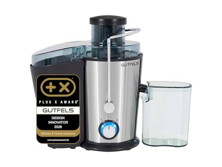 GUTFELS Entsafter JUICE 3010 – Zentrifugal, 400 W, Edelstahlfilter
