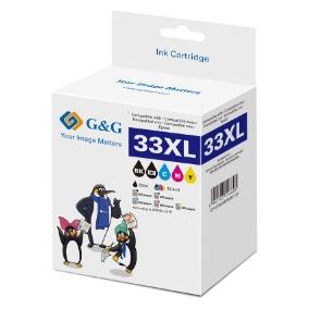 G&G XL-Druckerpatronen 5er Set für Epson 33XL/ T3357 (14808)