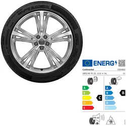 285/45 R21 113V XL Audi Q8 SQ8 Winterkomplettrad 5-Segmentspeichen-Design Contin
