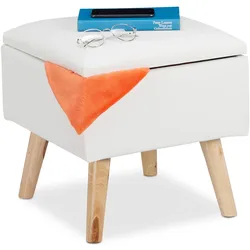 Relaxdays, Hocker, Sitzhocker (40 x 40 x 40 cm)
