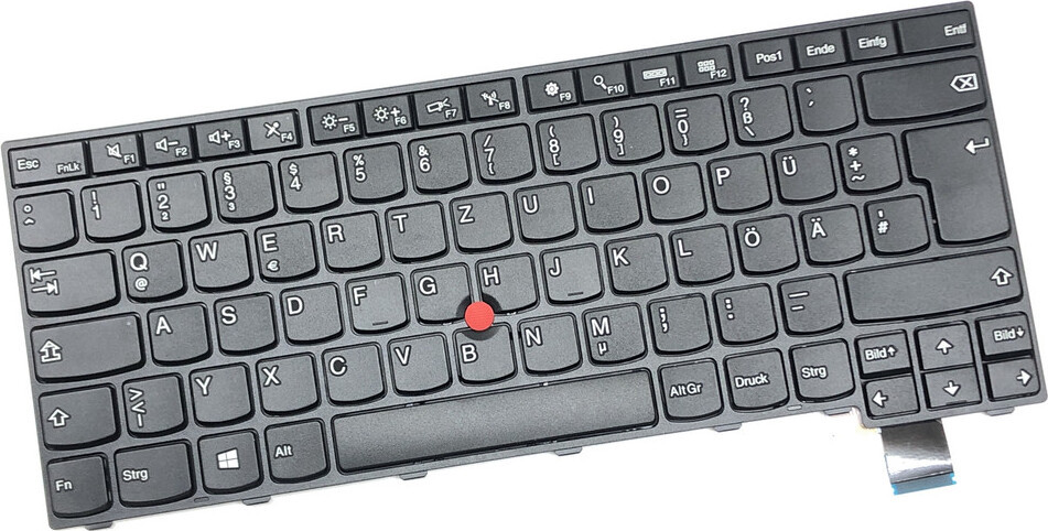 T-ProTek Zwart toetsenbord compatibel met Lenovo ThinkPad T470s 20HF0016MZ