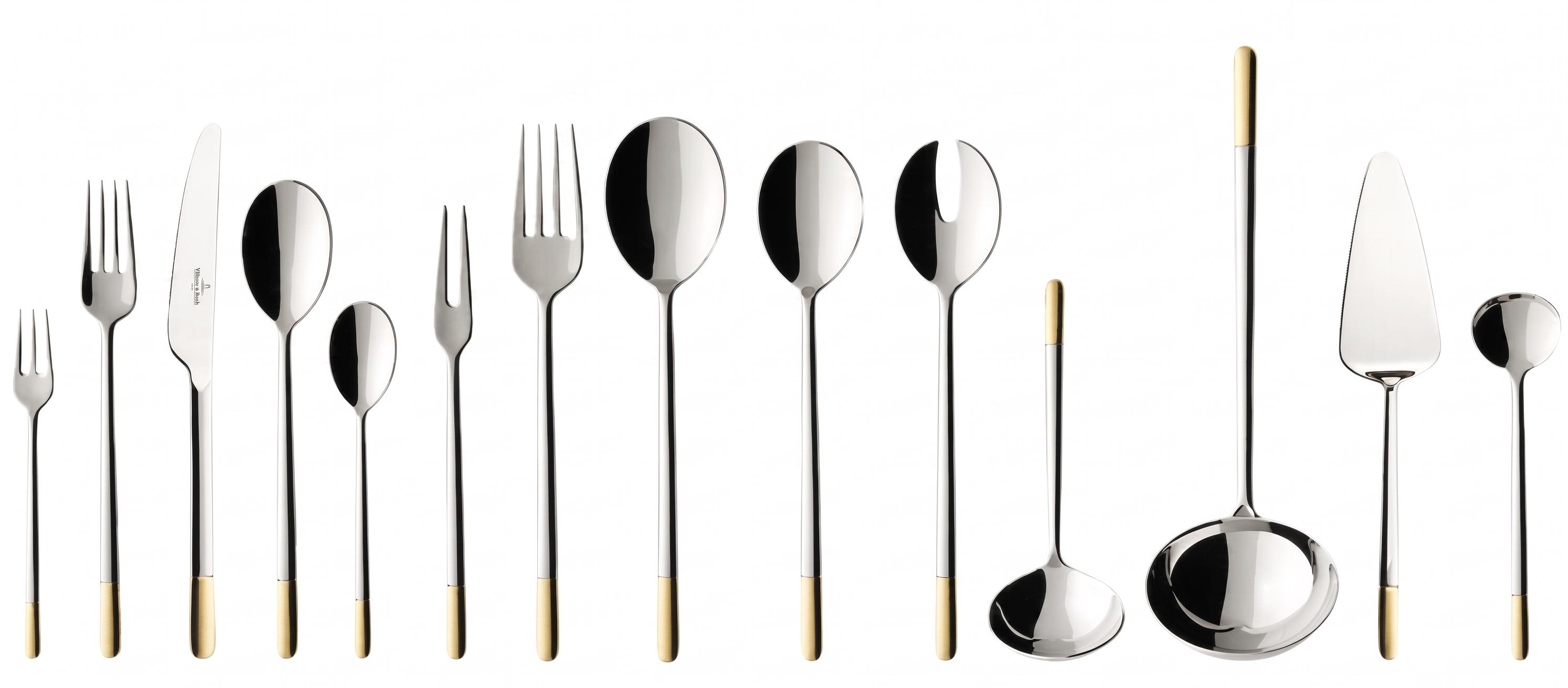 Villeroy & Boch Besteckset Ella - Vergoldet - 70-teilig