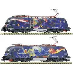 Fleischmann 7560070 N Elektrolokomotive 1116 212-2 „Fussball vereint Europa“, ÖBB (Spur N)