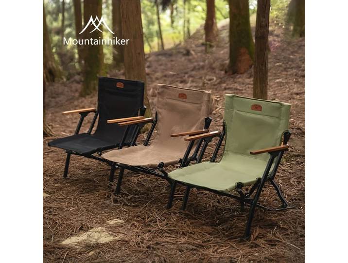 Chaise pliante portable – Réglable, adaptée au camping, à la pêche, aux pique-niques et aux siestes au bureau, une chaise d'extérieur, au design ergonomique