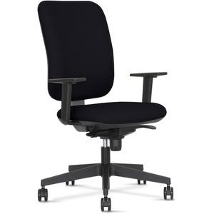 Nowy-Styl Bürostuhl Garta, schwarz, Stoff, belastbar bis 110 kg