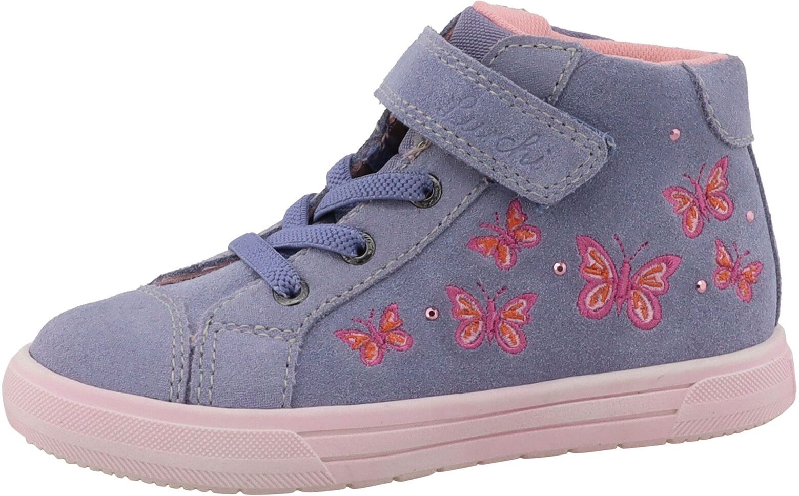 Sneaker LURCHI "Lurchi Belinda", Mädchen, Gr. 25, lila, Leder, Schuhe Sneaker