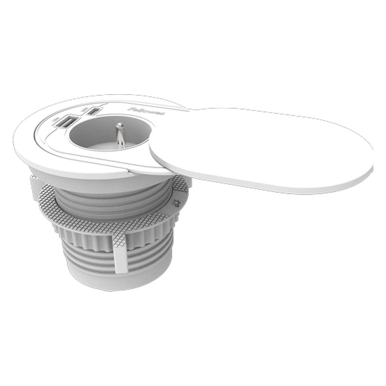 Fellowes Power Spot Type E (FR BE PL) - White (1x, CEE 7/4) (100137180)