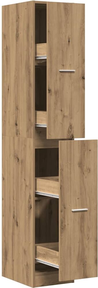 vidaXL Armoire d'apothicaire chêne artisanal bois d'ingénierie