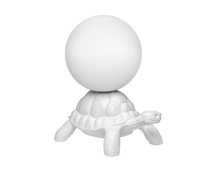 QEEBOO lampadaire TURTLE CARRY LAMP (Blanc - Polyéthylène)