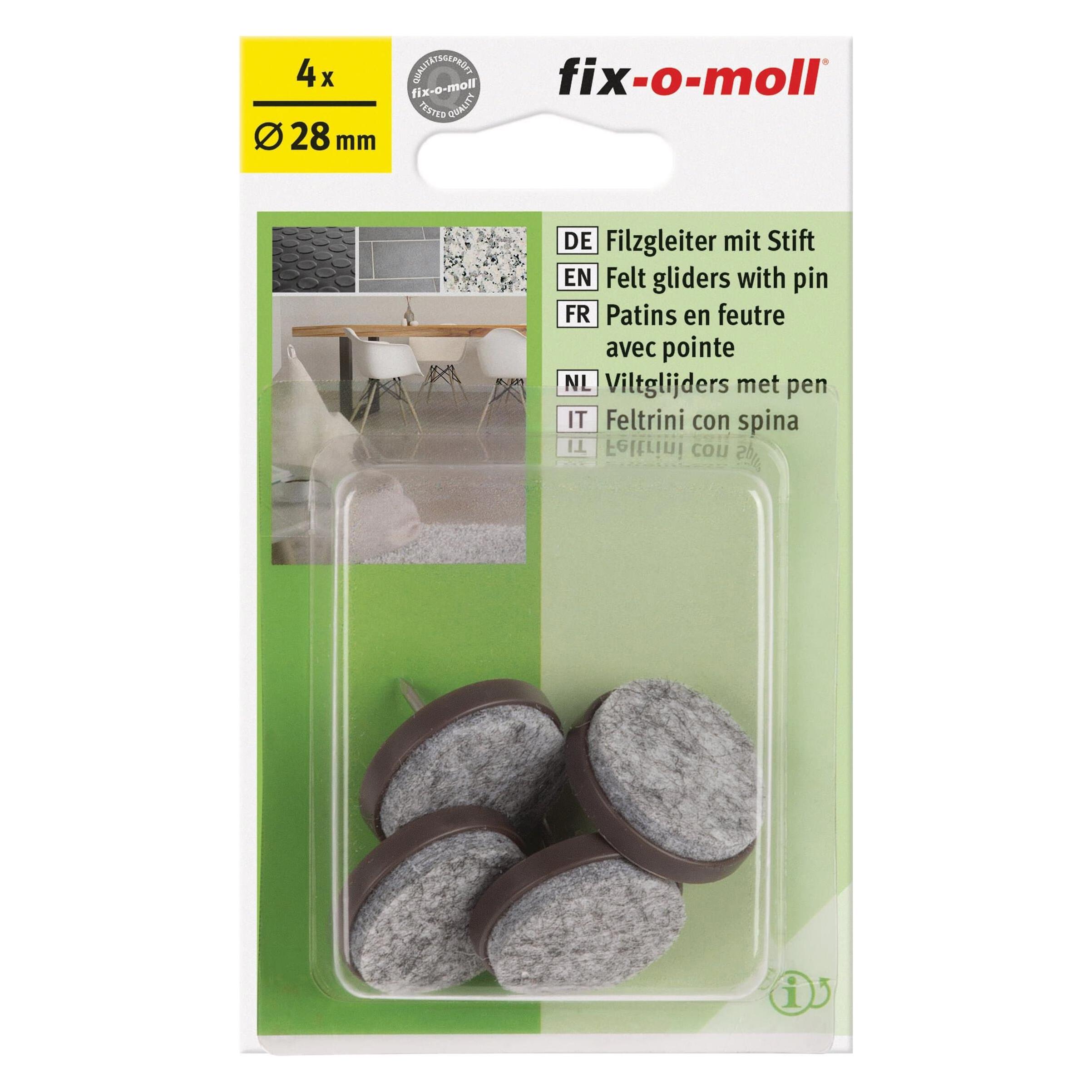 Fix-o-moll Filzgleiter (Filzgleiter, 4 Stk.) (3566216)