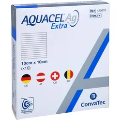 Aquacel Ag Extra 10x10 cm