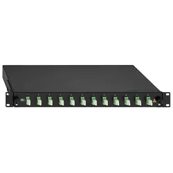 Rutenbeck BasicLine Spleissbox 12xLC-D OM5 grün 2280302120