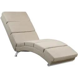 Relaxliege London Sand Webstoff