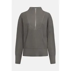 MELA Troyer KIMAYA Damen Braun Pullover Baumwolle GOTS Organic