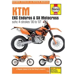 KTM EXC Enduros & SX Motocross sohc 4-strokes (00 - 07), Ratgeber von Haynes Publishing