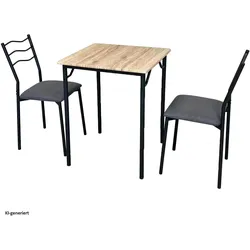 HTI-Living, Essgruppe, Tischgruppe Thora 3-teilig
