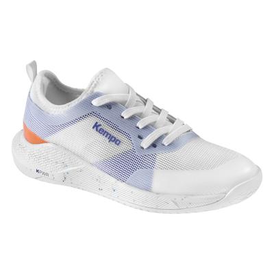 Hallenschuh KEMPA "Hallen-Sport-Schuhe Kourtfly W", Herren, Gr. 6, weiß (weiß, lila), Obermaterial: 100% Textilmaterial TEXMAT., Schuhe Hallenschuh