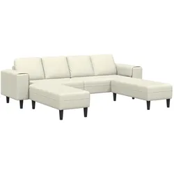 vidaXL, Sofa + Bettsofa, Will (mit Ottomane)