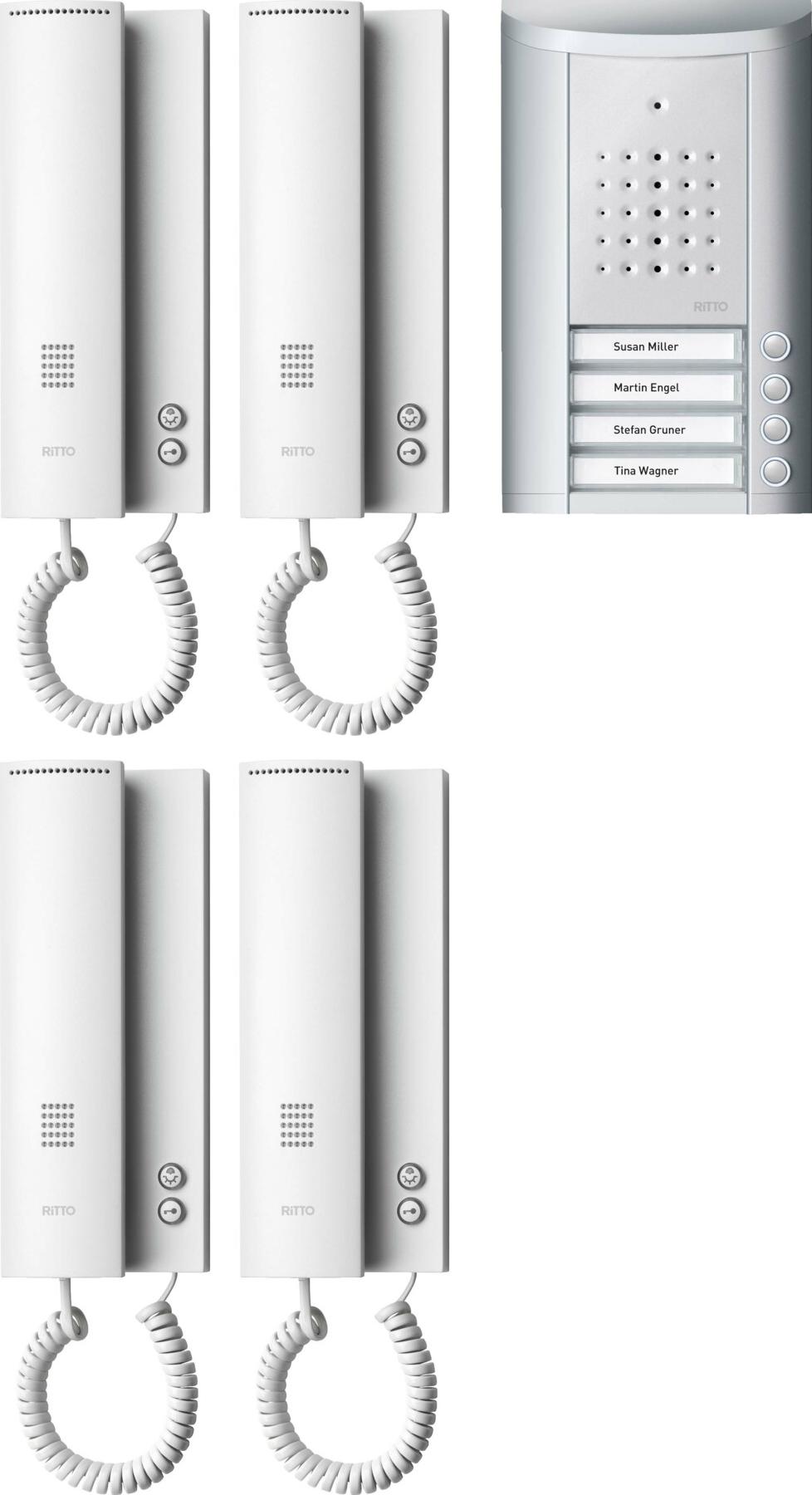 RITTO Entravox Komplettpaket 4WE 1841420 silber
