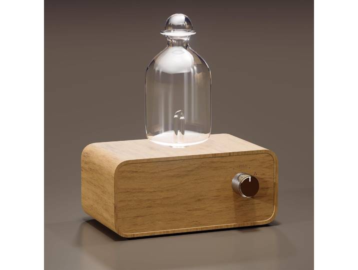 Diffuseur d'huiles essentielles rechargeable, diffuseur sans eau, nébulisation électrique, parfum pour la maison, le bureau, diffuseur d'arômes en bois et en verre