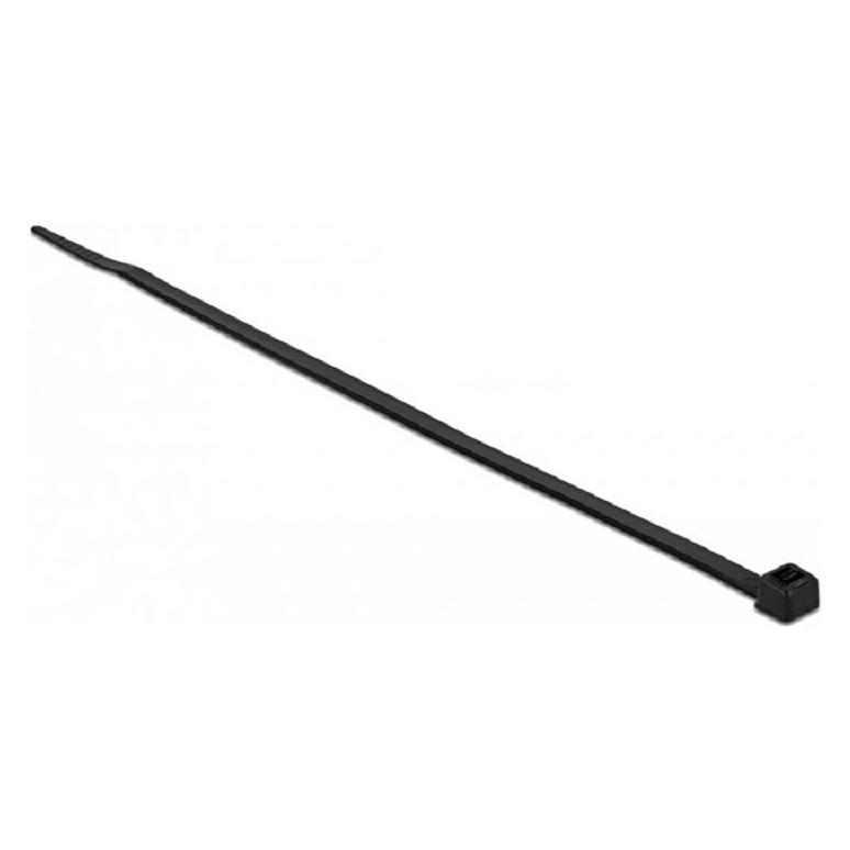 Delock Kabelbinder kälteresistent L 300 x B 4,8 mm schwarz 100 Stück (Klettkabelbinder, 300 mm, 100 Stk.) (19202)