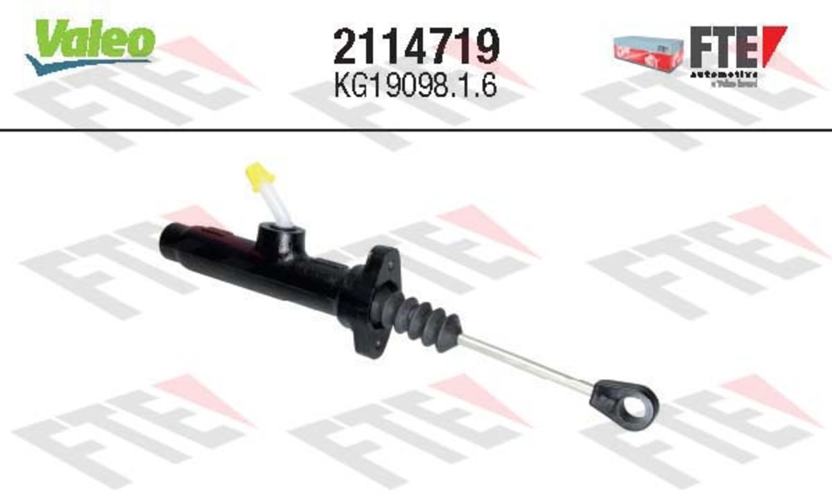 Geberzylinder, Kupplung VALEO 2114719
