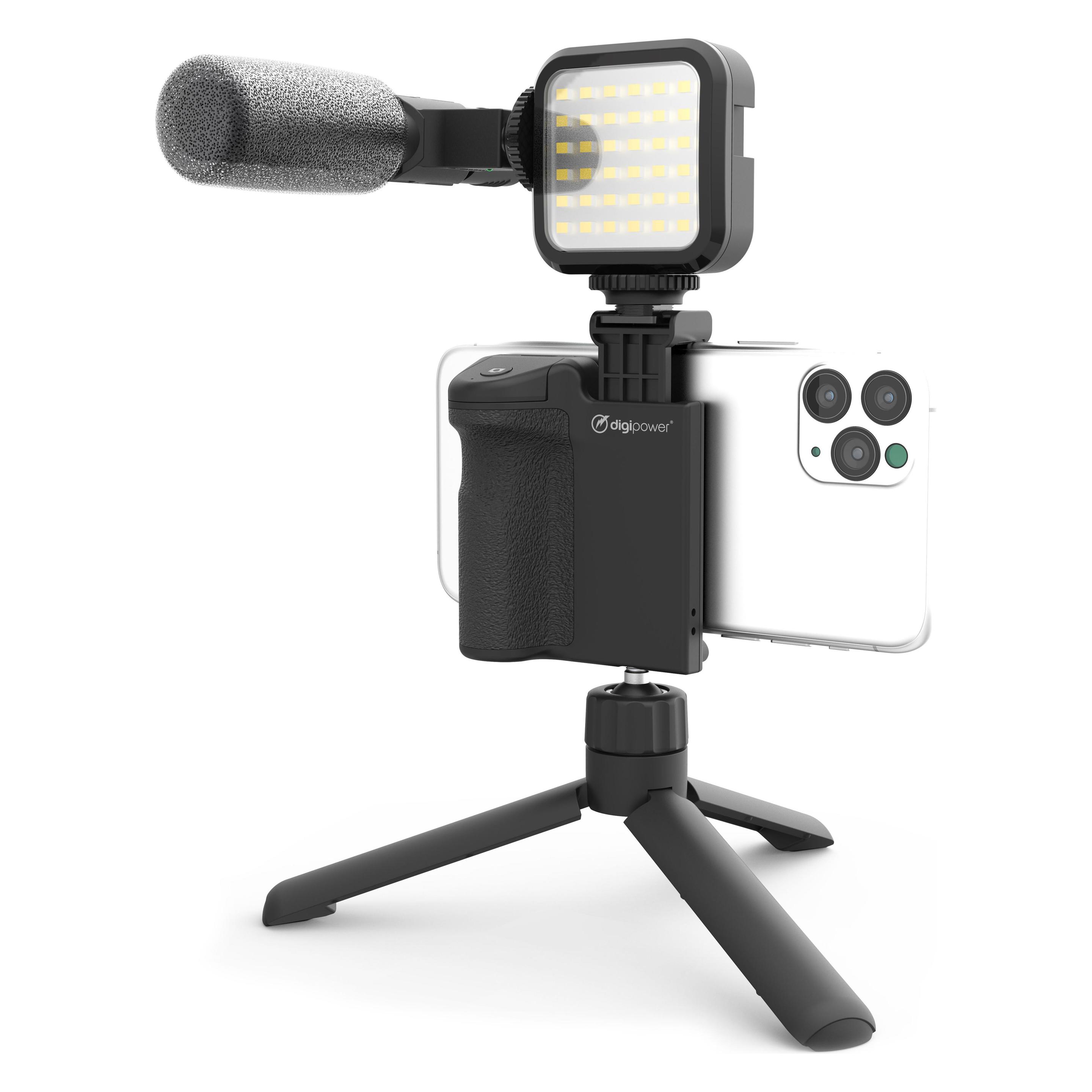 DigiPower Vlogging Kit Follow Me (4-teilig) (Kunststoff) (DPS-VLG4)