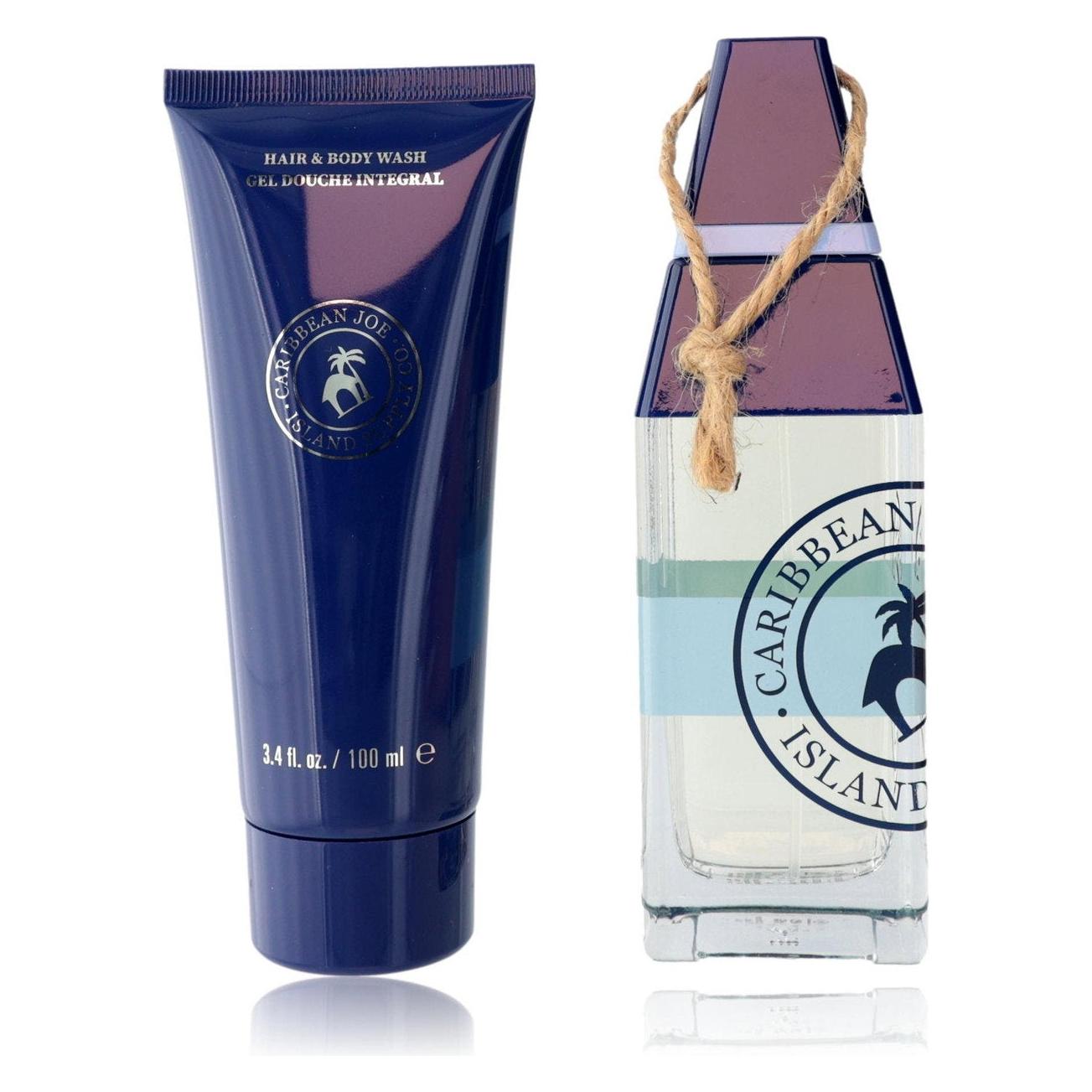 Caribbean Joe Azure Sails Gift Set 125ml EDT + 100ml Hair & Body Wash (Parfum Set) (64800382)