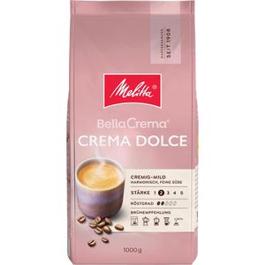 Melitta Kaffee BellaCrema Crema Dolce, ganze Bohnen, Arabica & Robusta, 1 kg