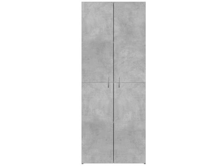 Armoire à dossier Gris - LEMON® Armoire de classement Multi-Rangement - gris béton - 60x32x153cm - Bois d'ingénierie 845 - Soldes