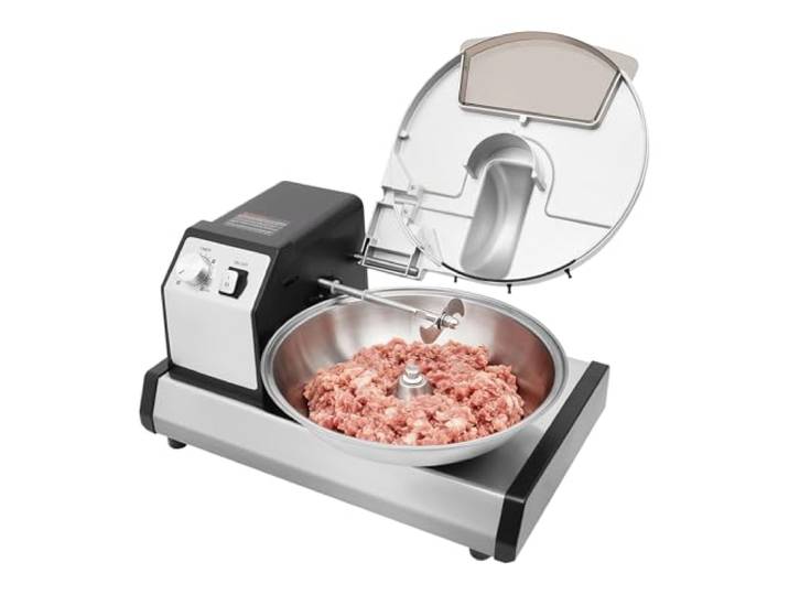 Küchenmaschine Gemüsezerkleinerer mit S-förmiger Klinge 250W Gewerbliche Küchenmaschine, Gemüseschneider, multifunktional zum Zerkleinern von Gemüse Obst Getreide Nüssen
