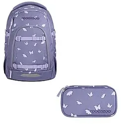 Coocazoo Mate Reflective Wings Schulrucksack Set 2tlg