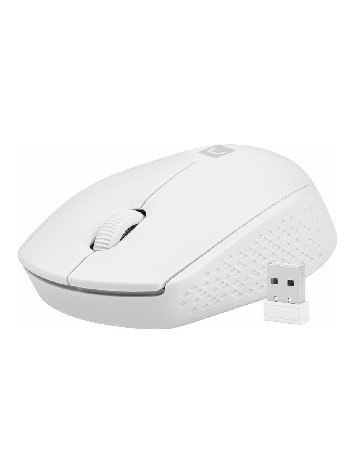 Natec STORK - mouse - 2.4 GHz - white - Maus (Weiß)