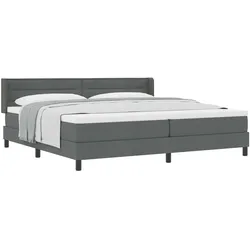 vidaXL, Boxspringbett, Lucan (Linien-Design) (200 x 200 cm)