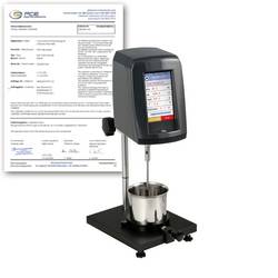 PCE Instruments PCE-RVI 8-ICA Viskositätsmessgerät kalibriert (ISO) Temperatur