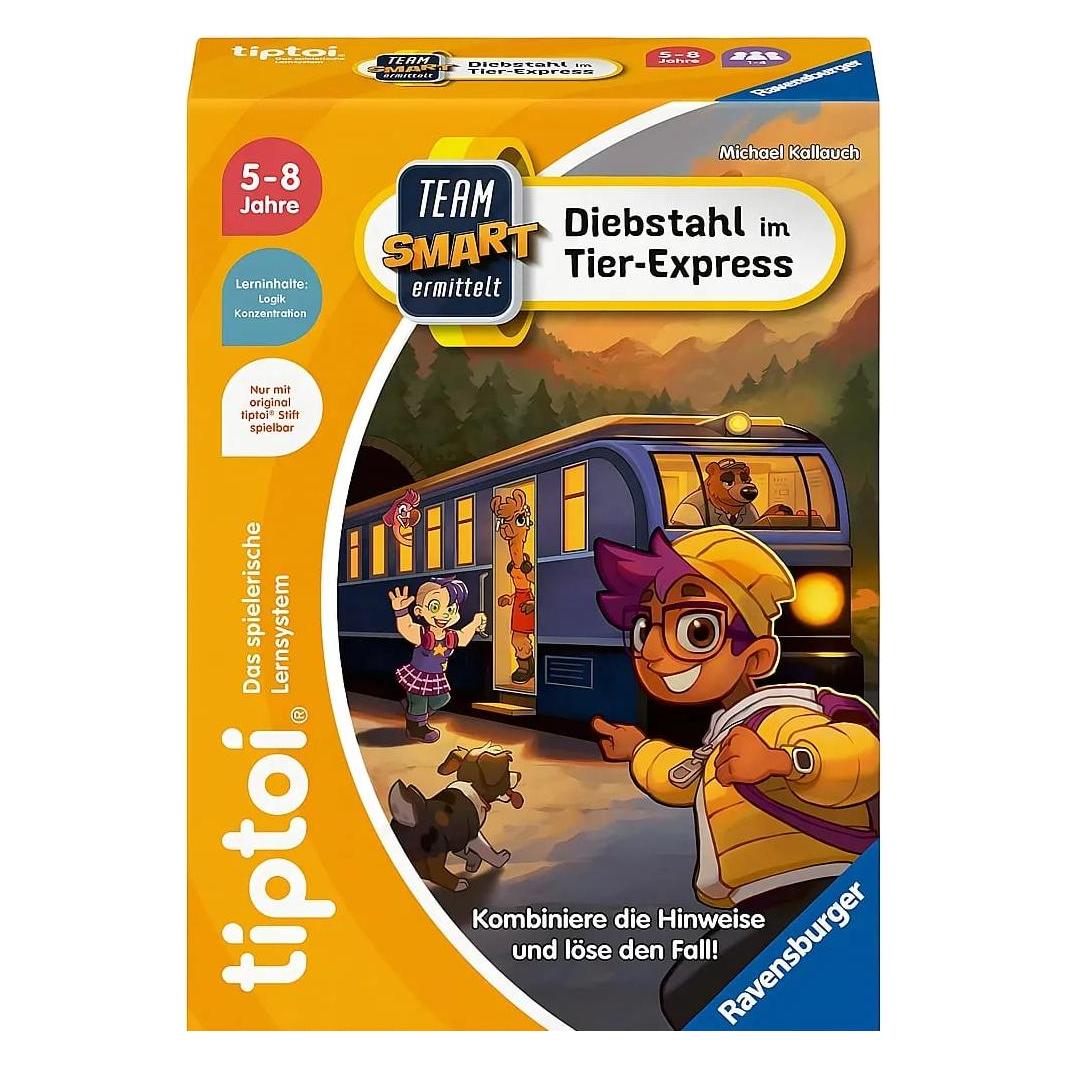 Ravensburger tiptoi - Team SMART ermittelt - Diebstahl im Tier-Express (Deutsch, 5 - 8 Jahre) (49467397)