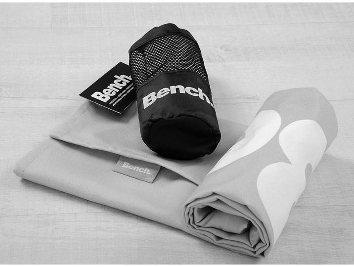 Drap housse fitness 50 x 110cm Gris/Gris
