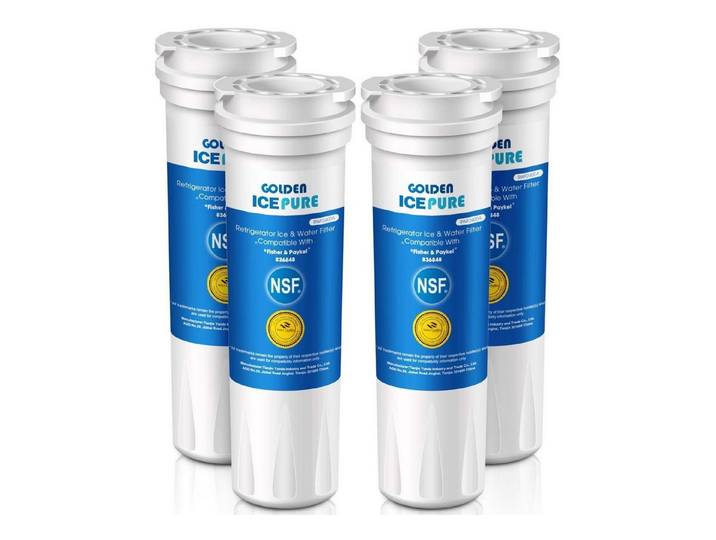 LuxusKollektion Wasserfilter Kühlschrankwasserfilter Ersatzfilter 4 Stück
