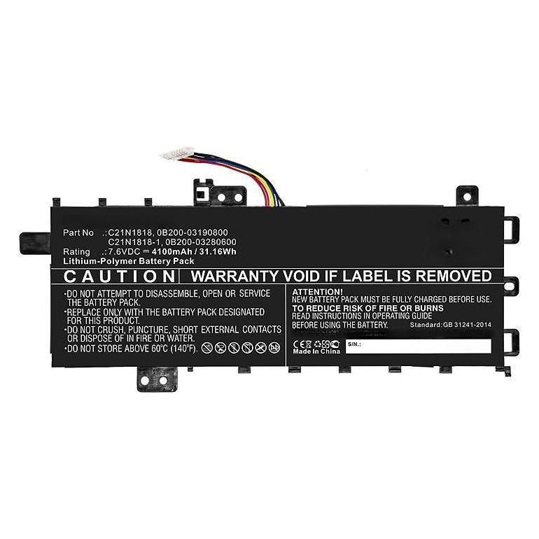 CoreParts Laptop Battery for Asus (4100 mAh) (MBXAS-BA0279)