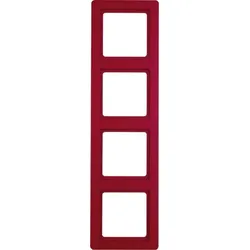Berker Rahmen rot, samt 4-fach 10146062